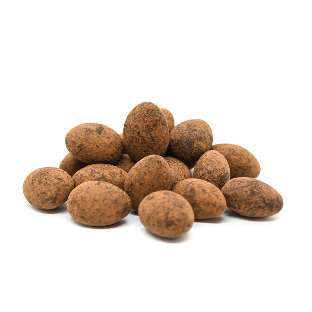 Cocoa Dusted Dark Chocolate Almonds - Wholesale Chocolates ...